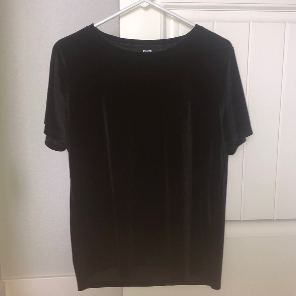 black velvet shirt